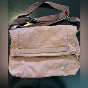 Lululemon 2018 On My Level Crossbody Satchel Red Dust